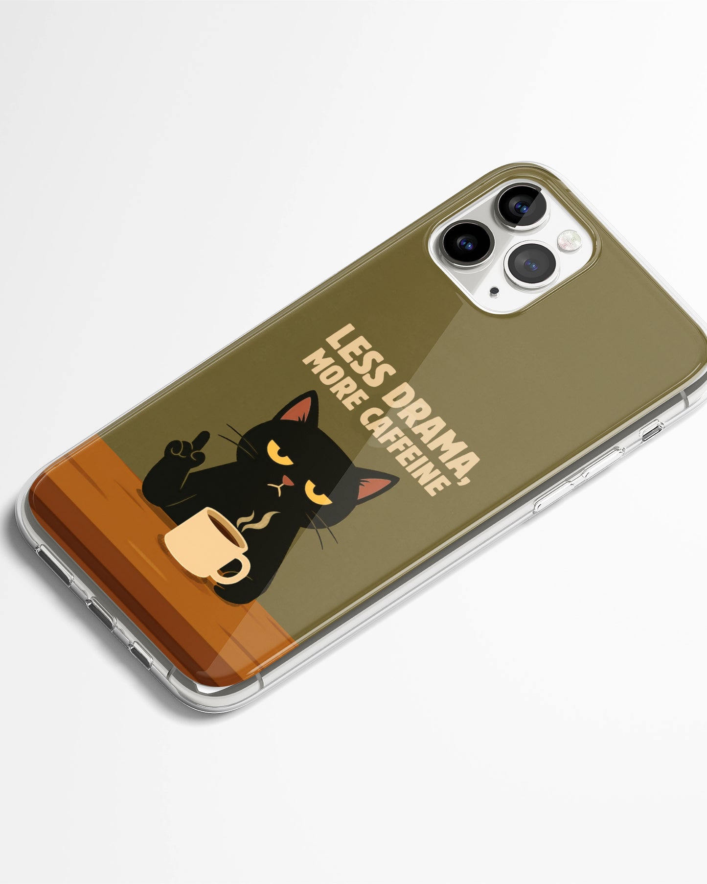 Caffeine Kitty Phone Cover