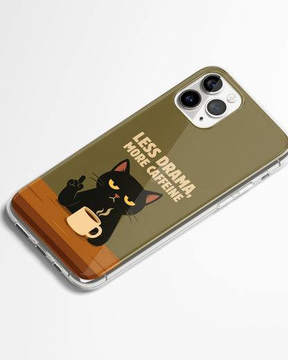 Caffeine Kitty Phone Cover