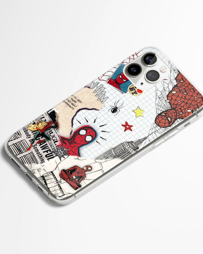 Comic Web Scrapbook Phone Cover