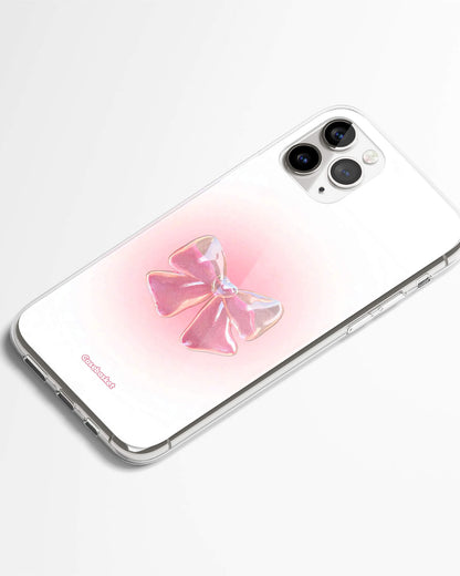 Pink Jelly Bow Phone Cover