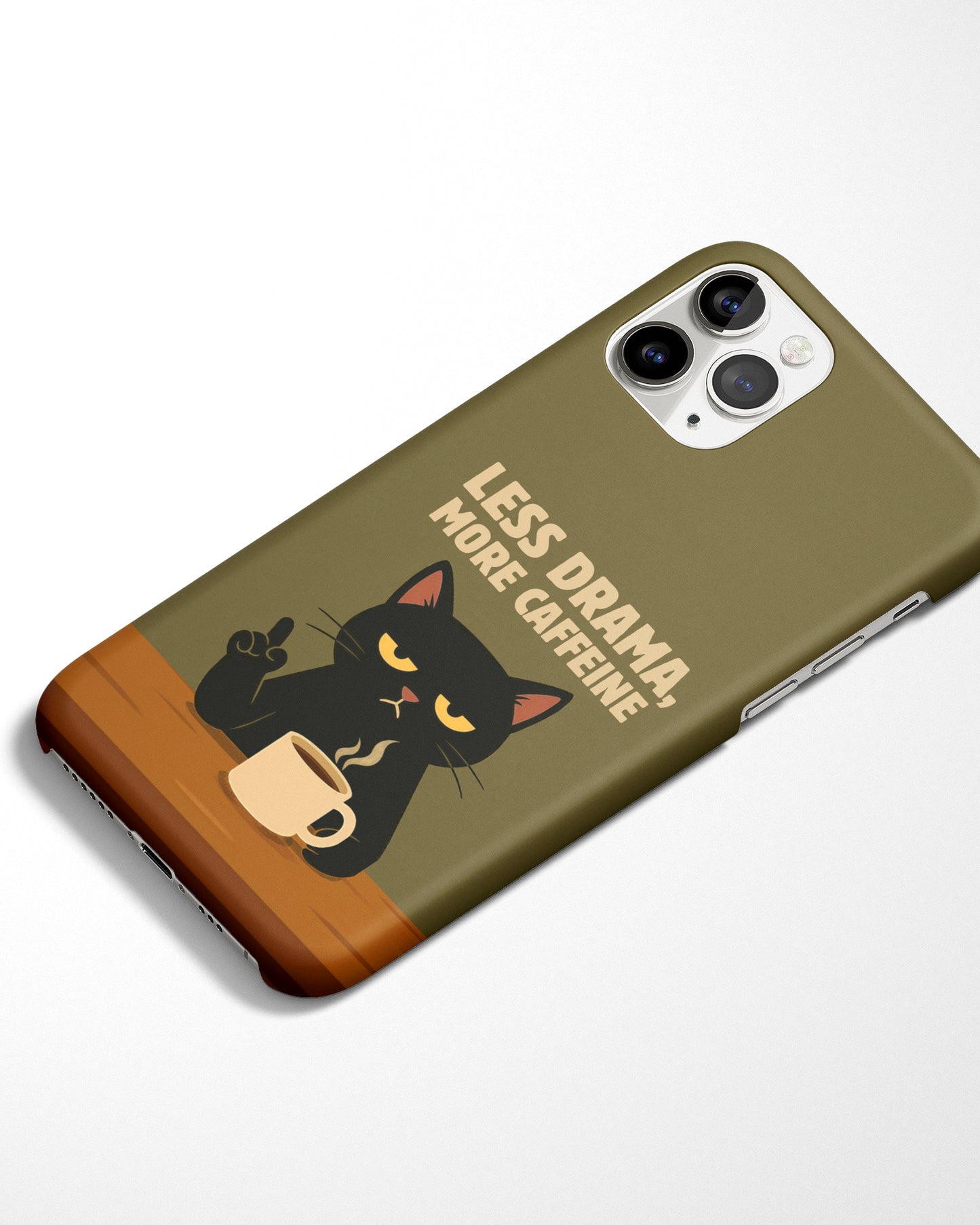Caffeine Kitty Phone Cover