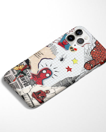 Comic Web Scrapbook Phone Cover