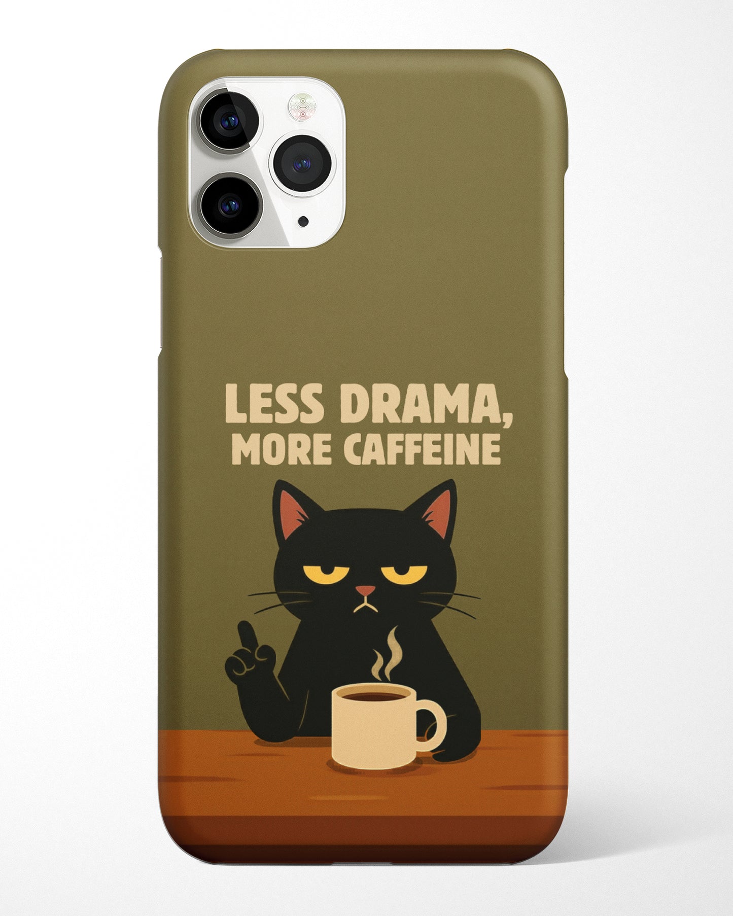 Caffeine Kitty Phone Cover