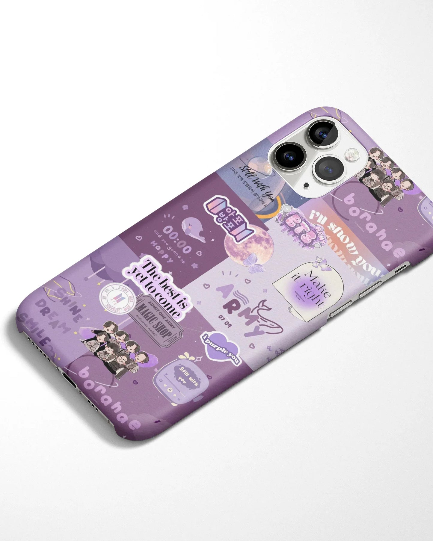 BTS ARMY Purple Vibes Phone Cover