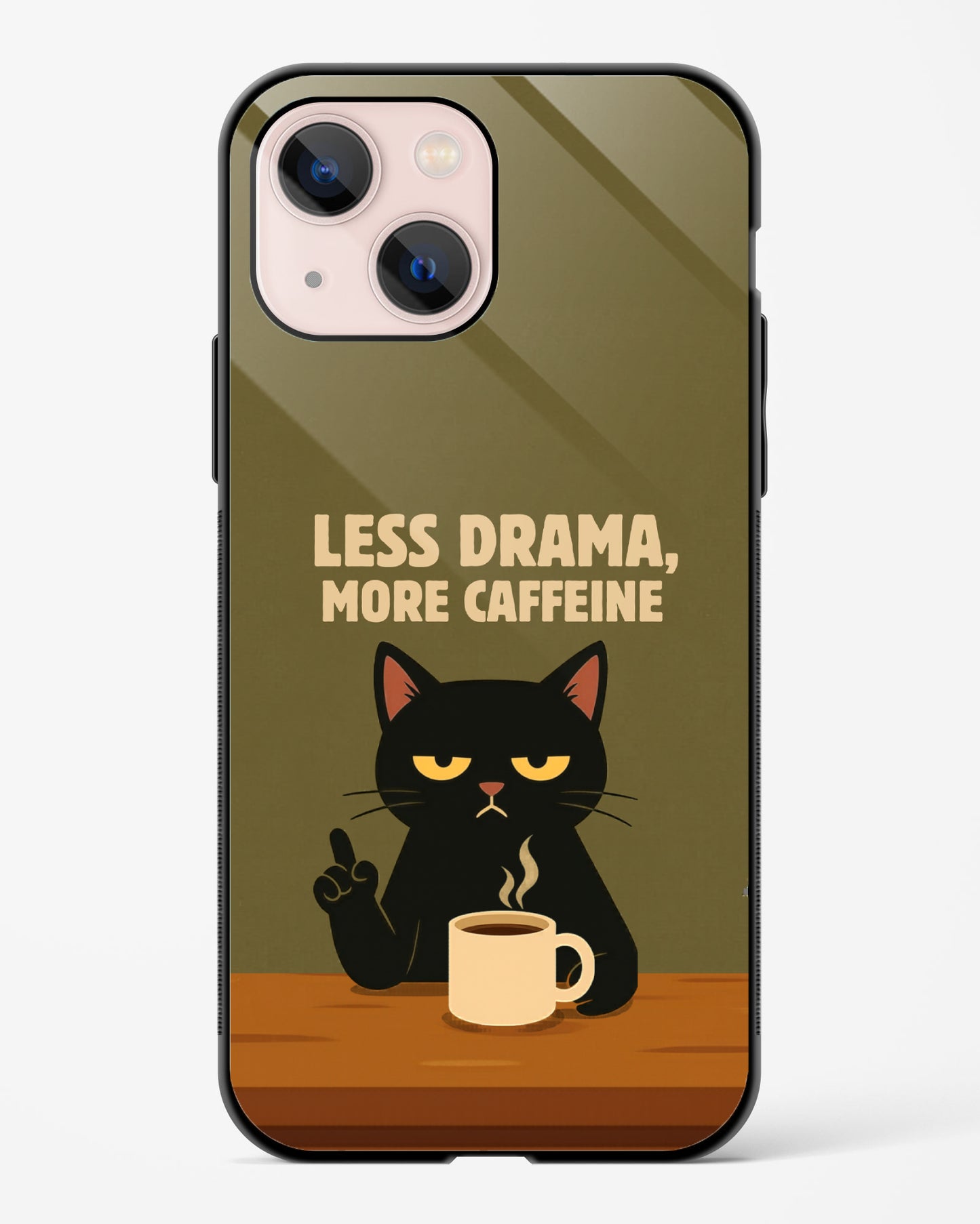 Caffeine Kitty Phone Cover