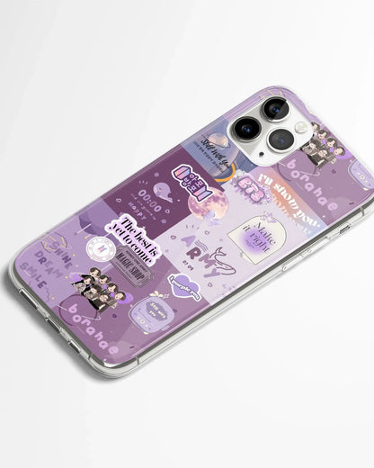 BTS ARMY Purple Vibes Phone Cover