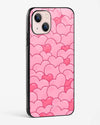 Pink Bubble Hearts Glossy Phone Cover