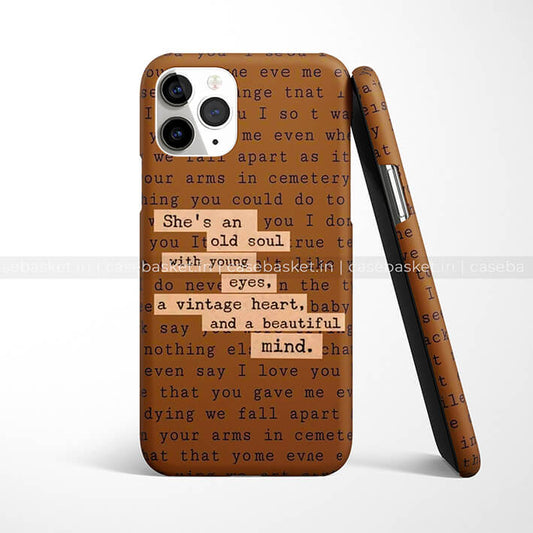 Vintage Aesthetic Print Phone Cover