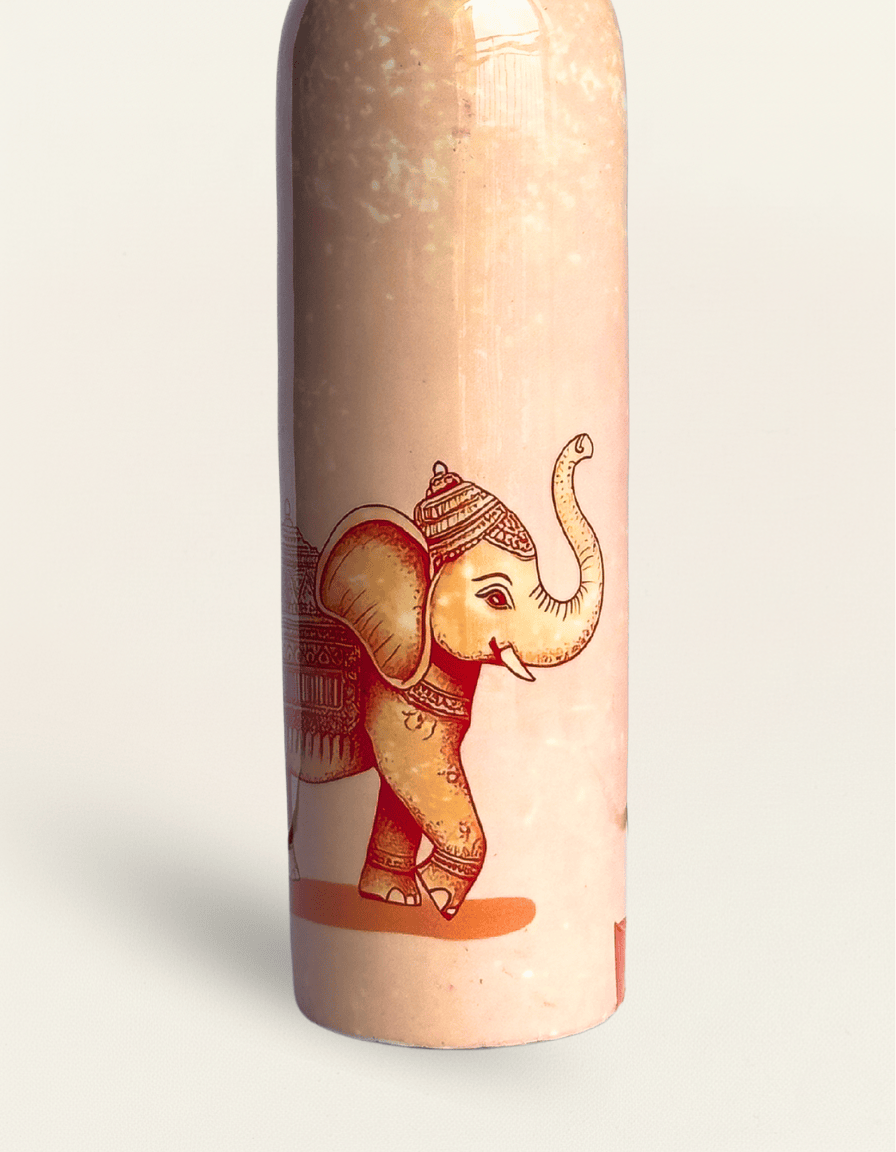 Elephant Grace Copper Bottle