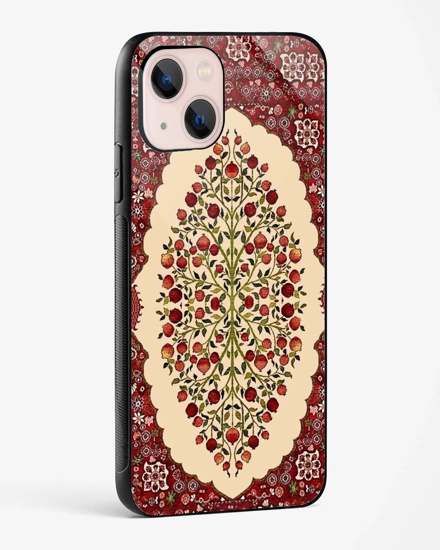 Red Orchard Mandala Phone Cover