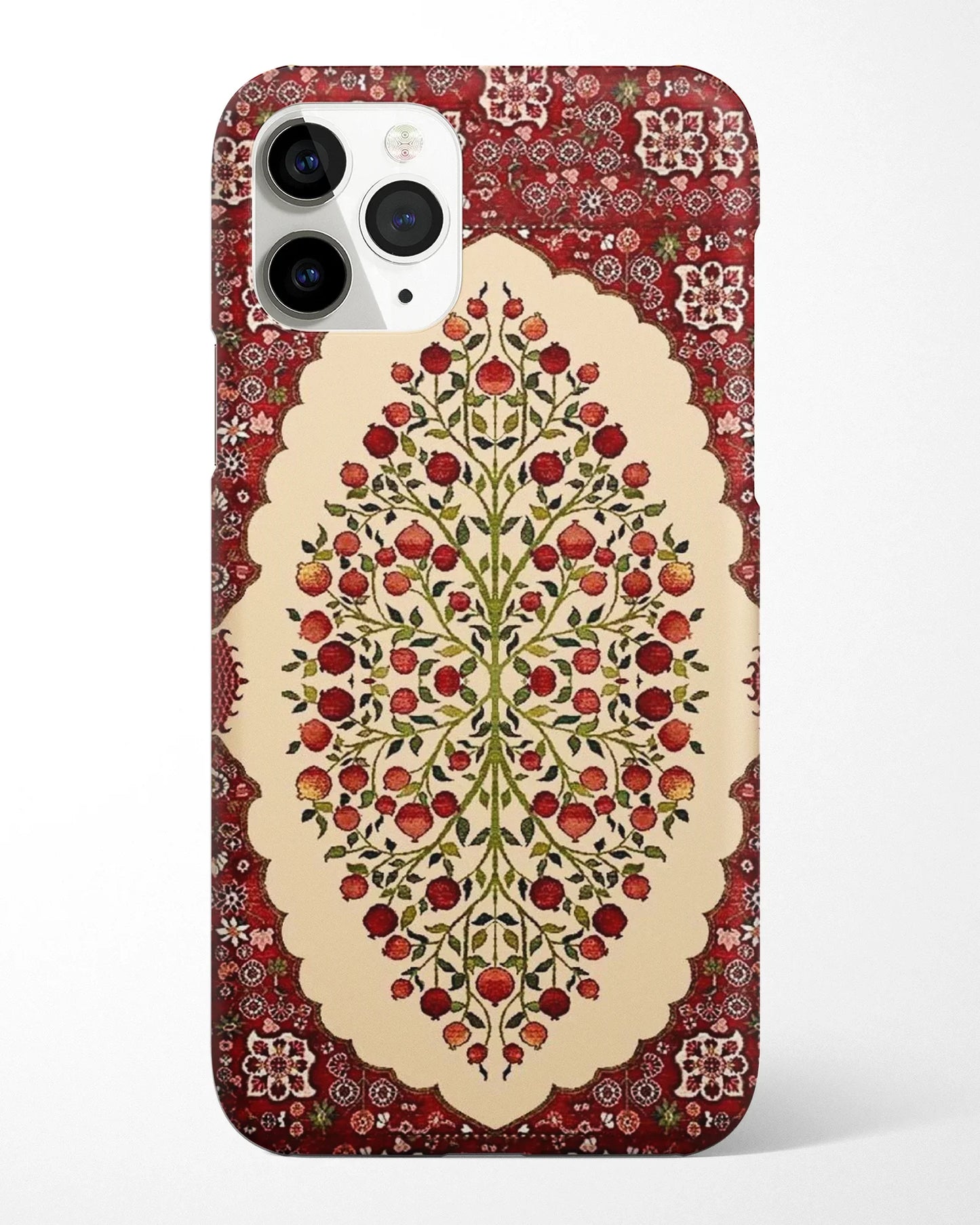 Red Orchard Mandala Phone Cover