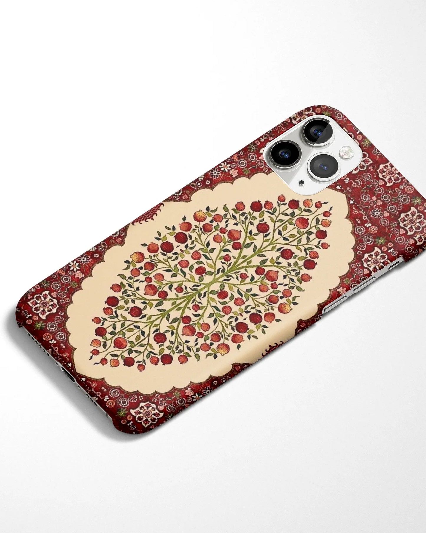 Red Orchard Mandala Phone Cover