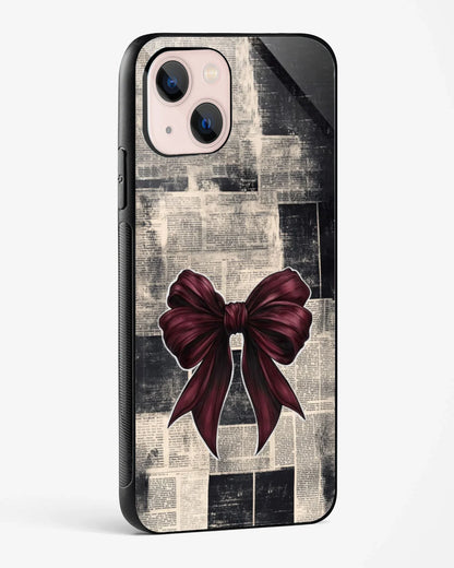 Burgundy Bow Phone Cover