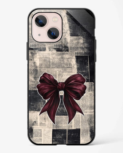 Burgundy Bow Phone Cover