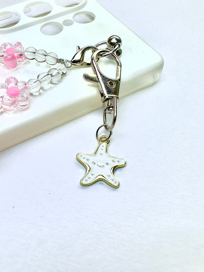 Pearl Stardust Phone Charm