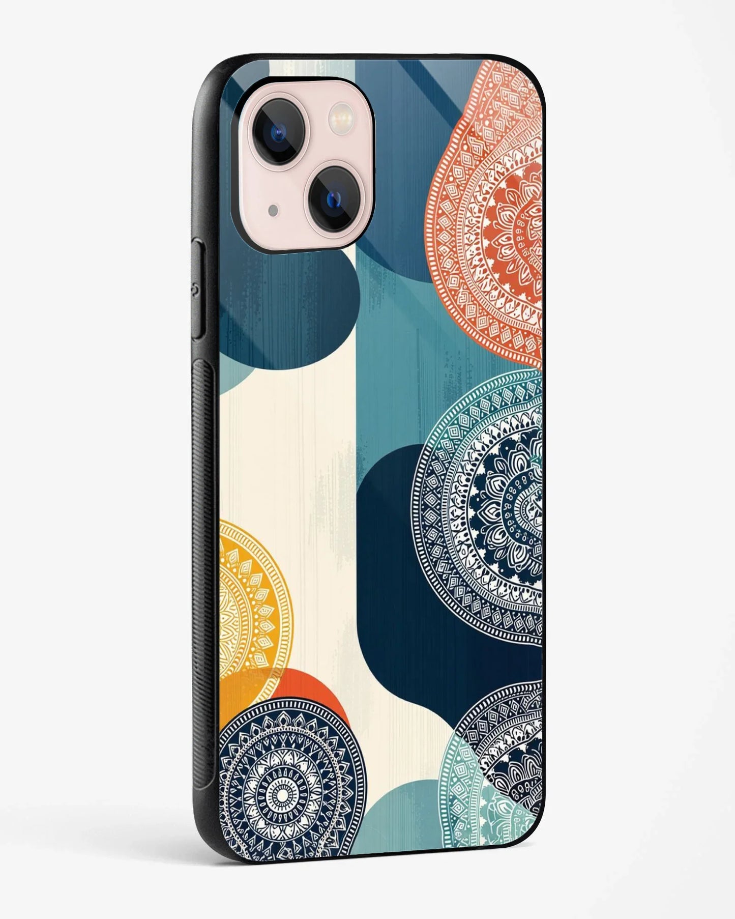 Color Block Mandala Phone Cover