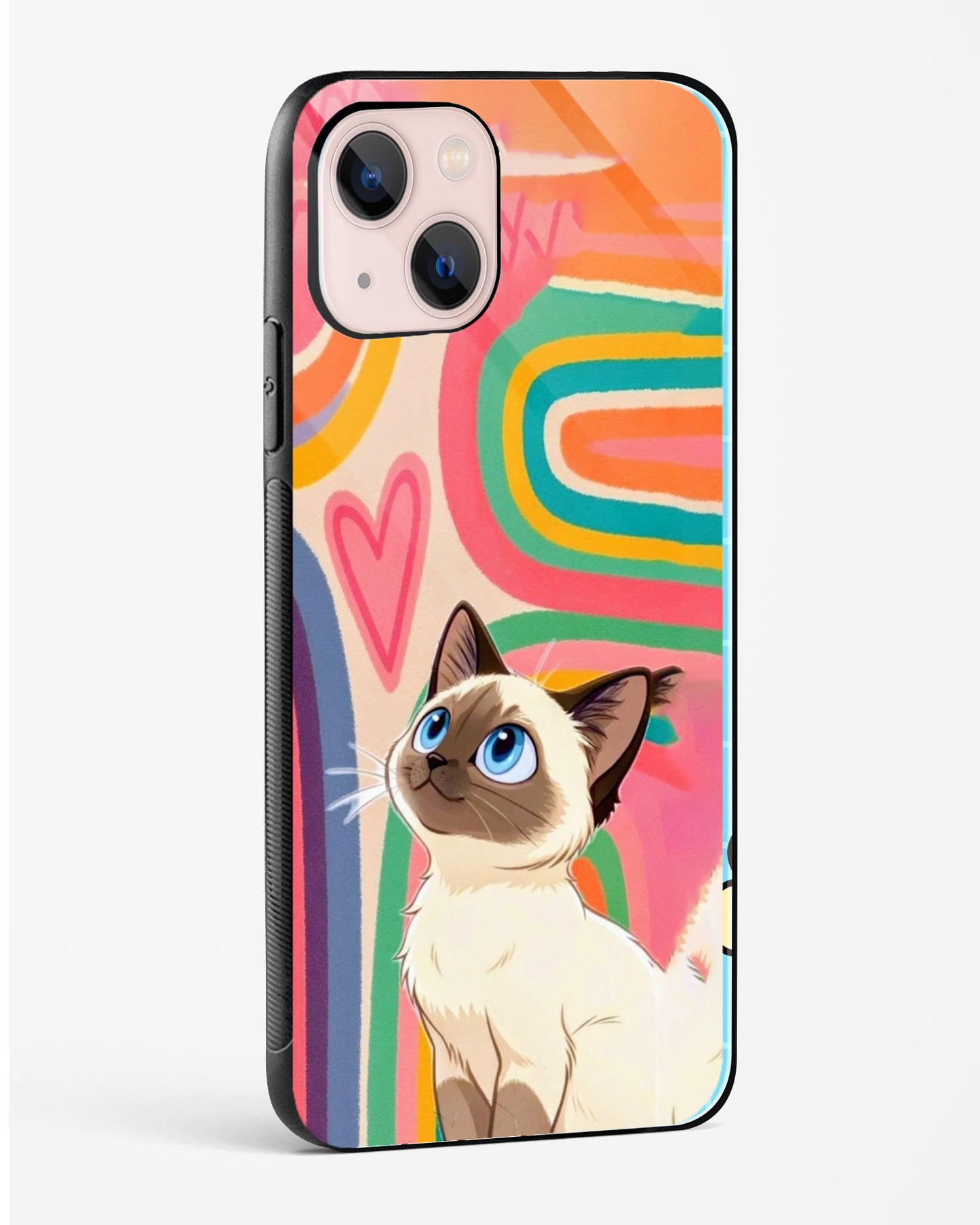 Rainbow Whiskers Phone Cover