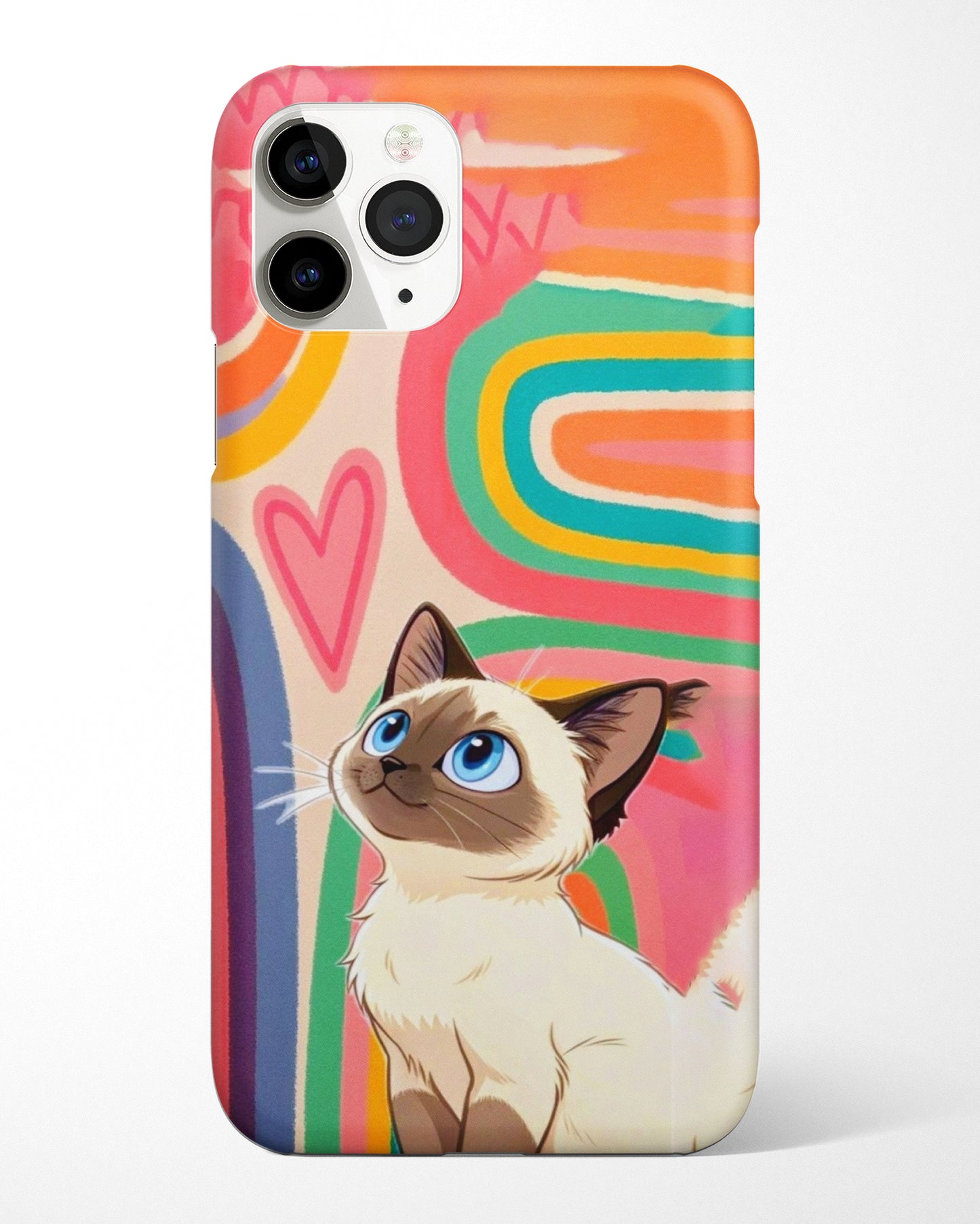Rainbow Whiskers Phone Cover