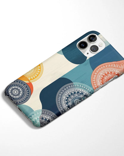 Color Block Mandala Phone Cover