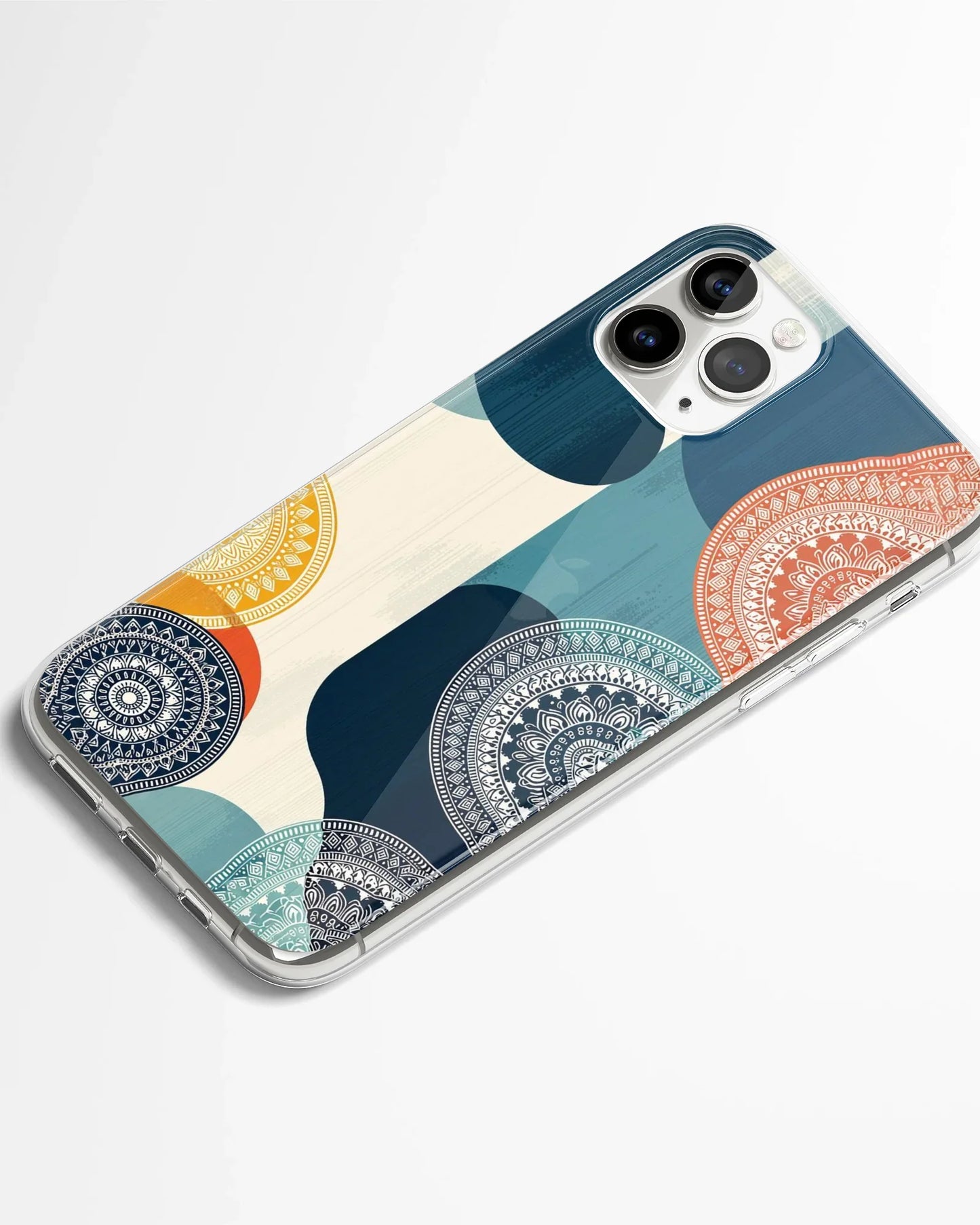 Color Block Mandala Phone Cover