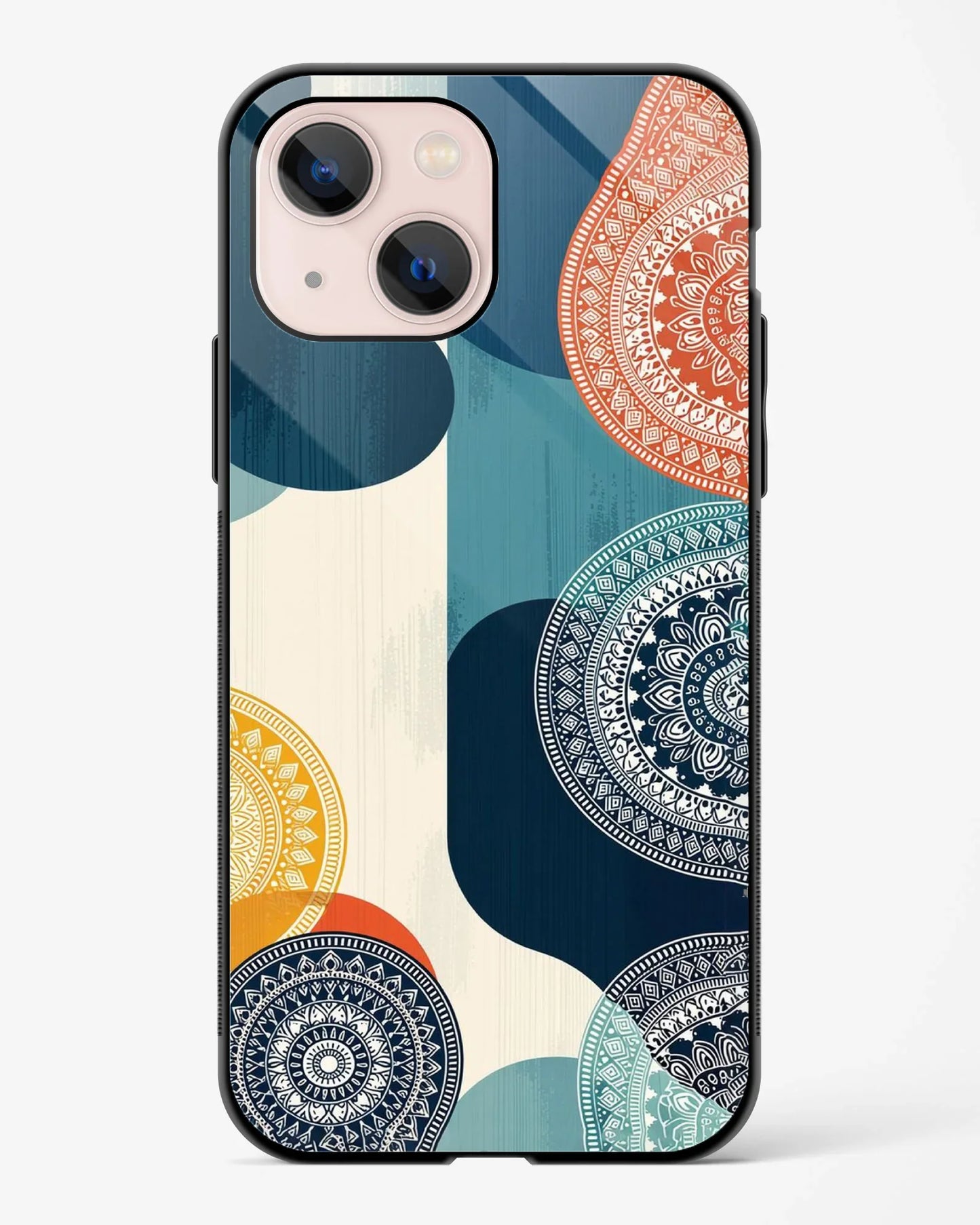 Color Block Mandala Phone Cover