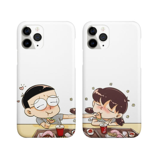 Munchin’ in Love Couple Phone Cover