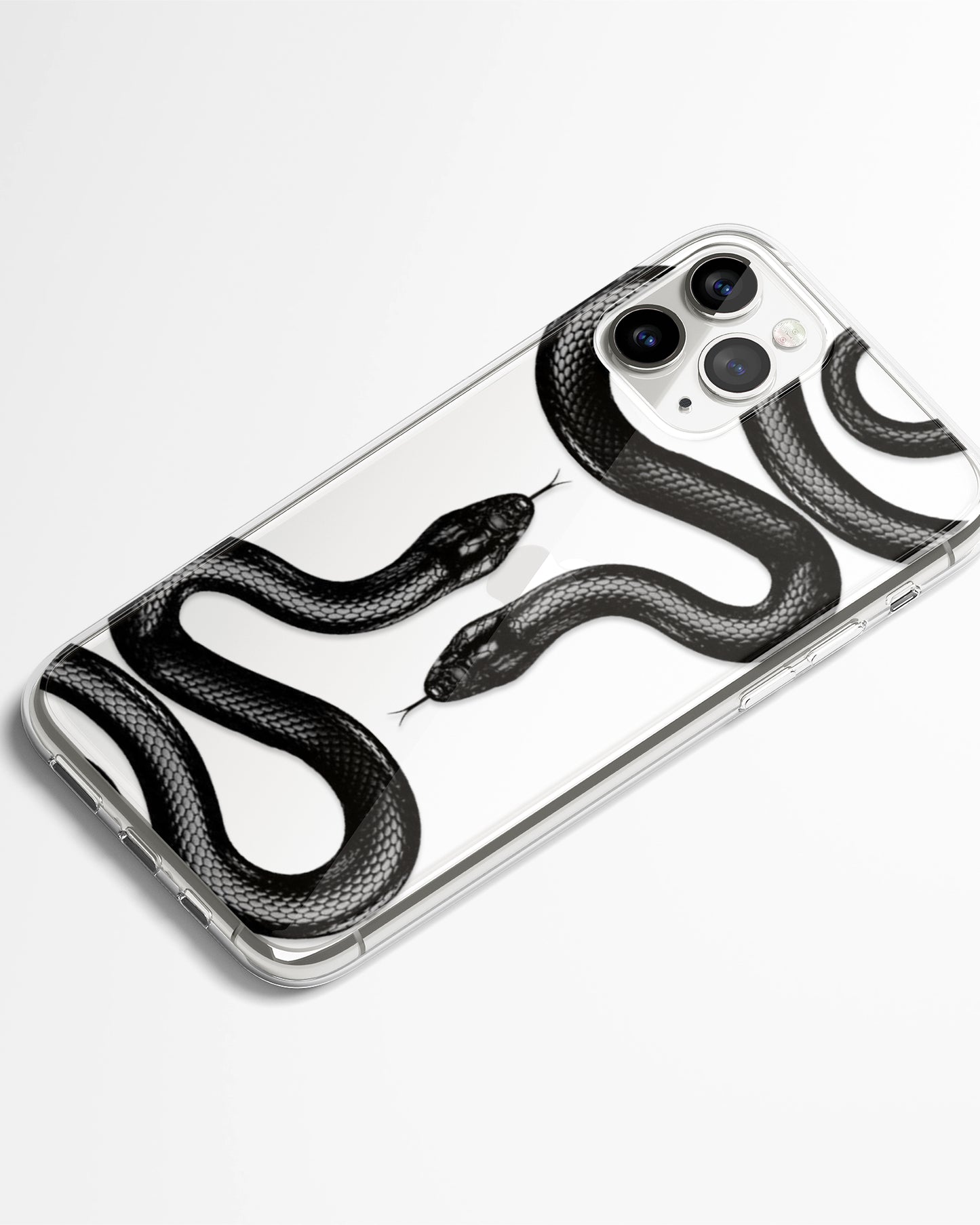 Midnight Serpent Transparent Phone Cover