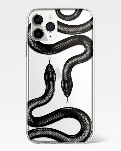 Midnight Serpent Transparent Phone Cover