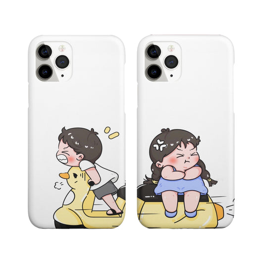 Backseat Attitude Couple Phone Cover