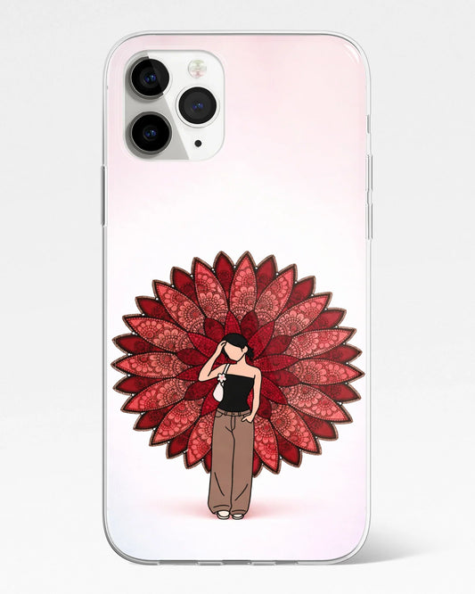 Red Vine Mandala Phone Cover