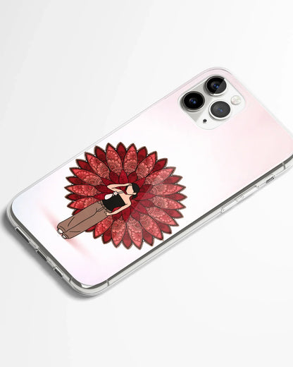 Red Vine Mandala Phone Cover