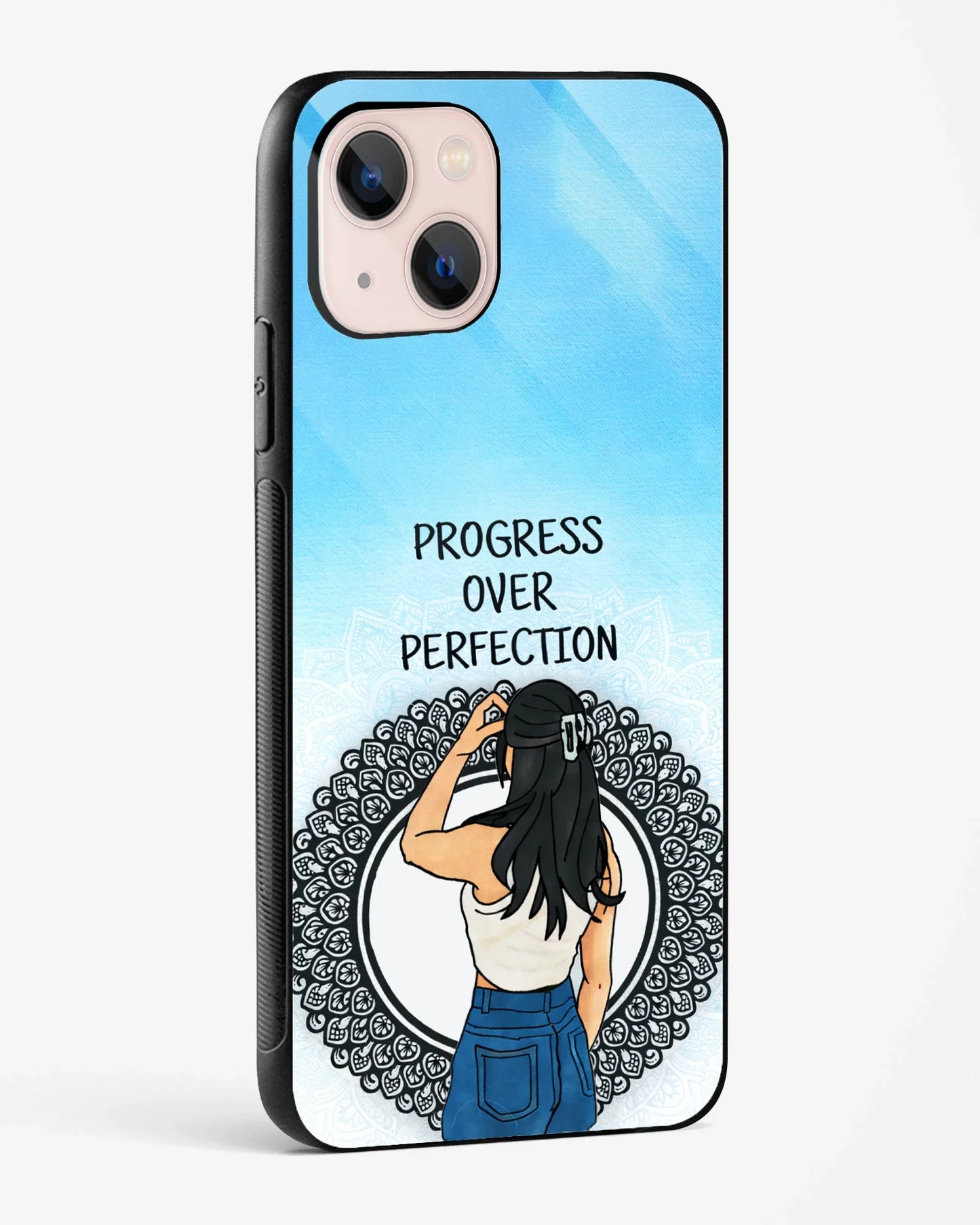 Progress Mindset Mandala Phone Cover