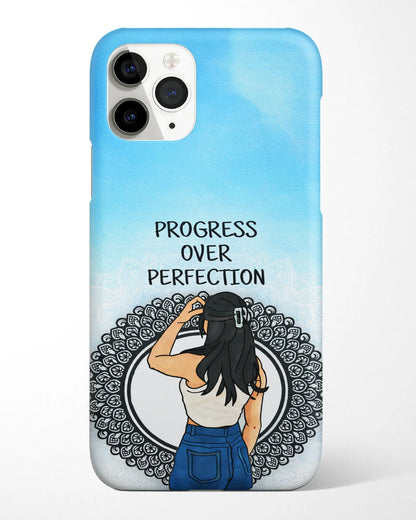Progress Mindset Mandala Phone Cover
