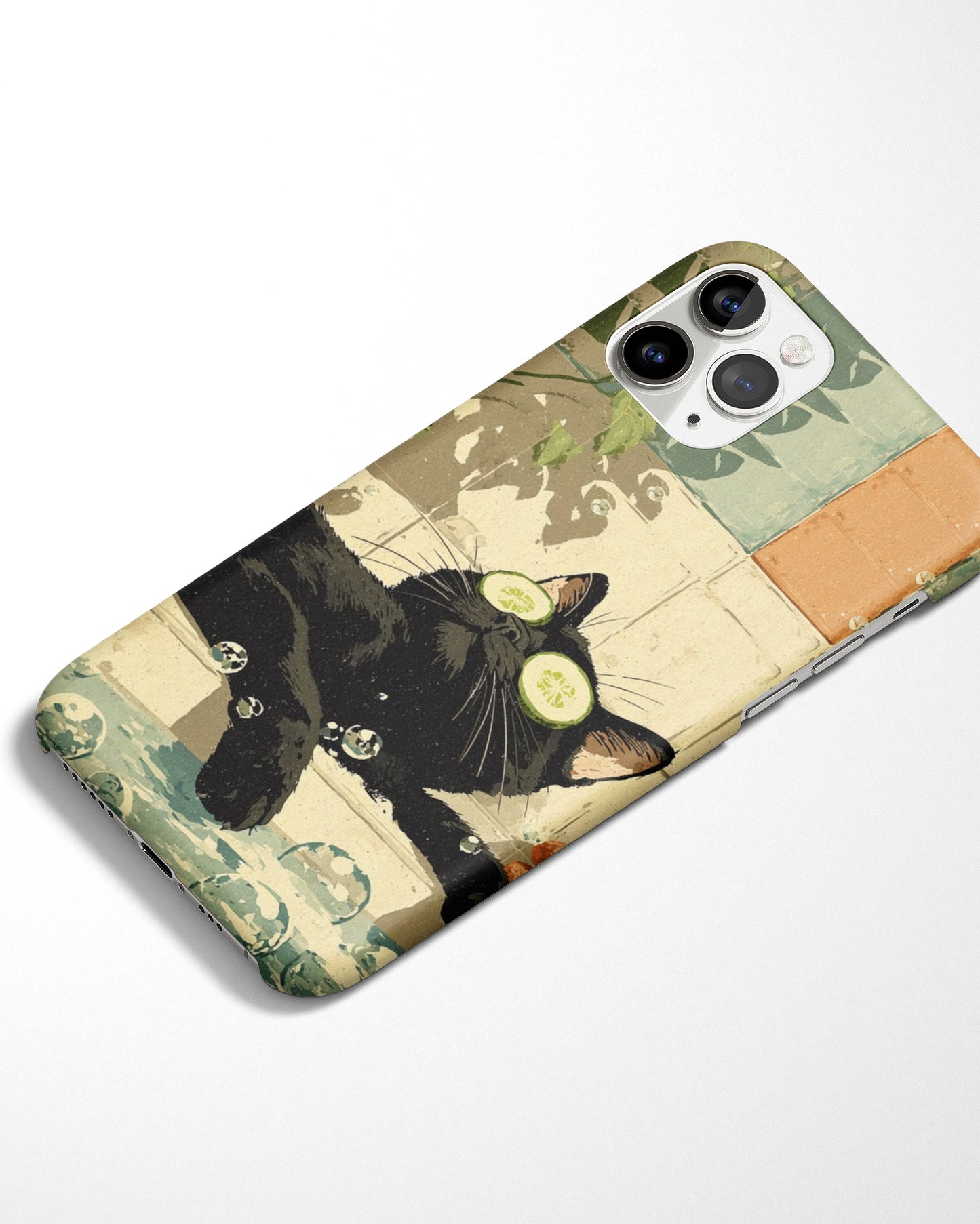Spa Day Kitty Phone Cover