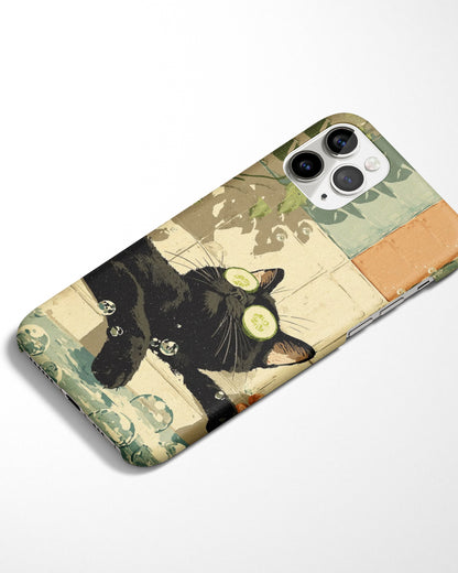 Spa Day Kitty Phone Cover