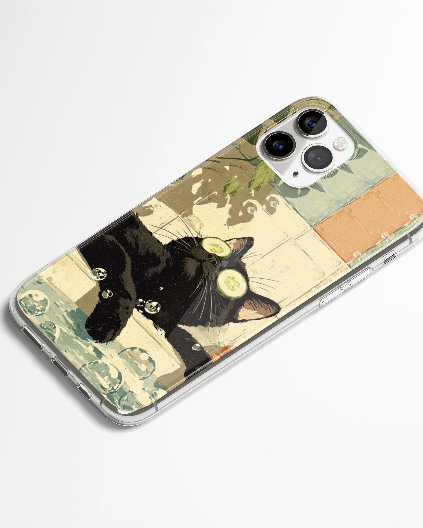 Spa Day Kitty Phone Cover