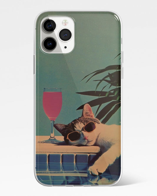 Vacation Mood Cat Phone Cover