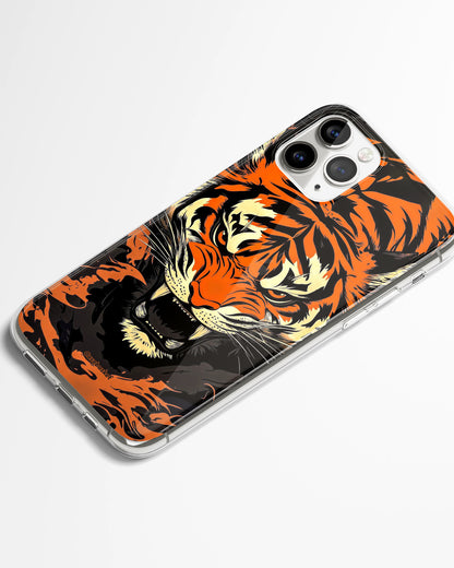 Flame Tiger Phone Cover