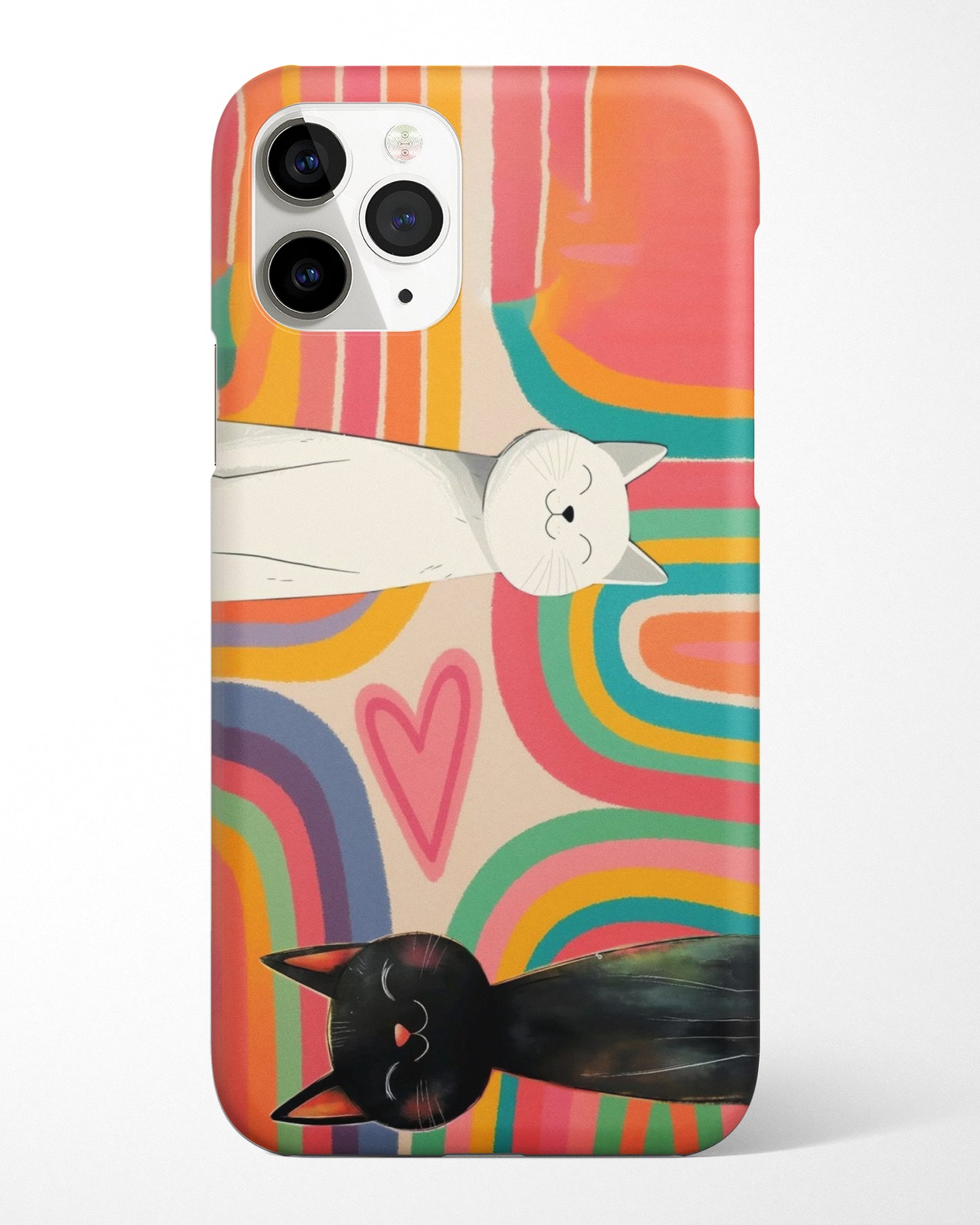 Color Pop Kitty Duo Phone Cover
