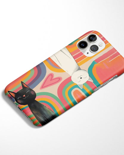 Color Pop Kitty Duo Phone Cover