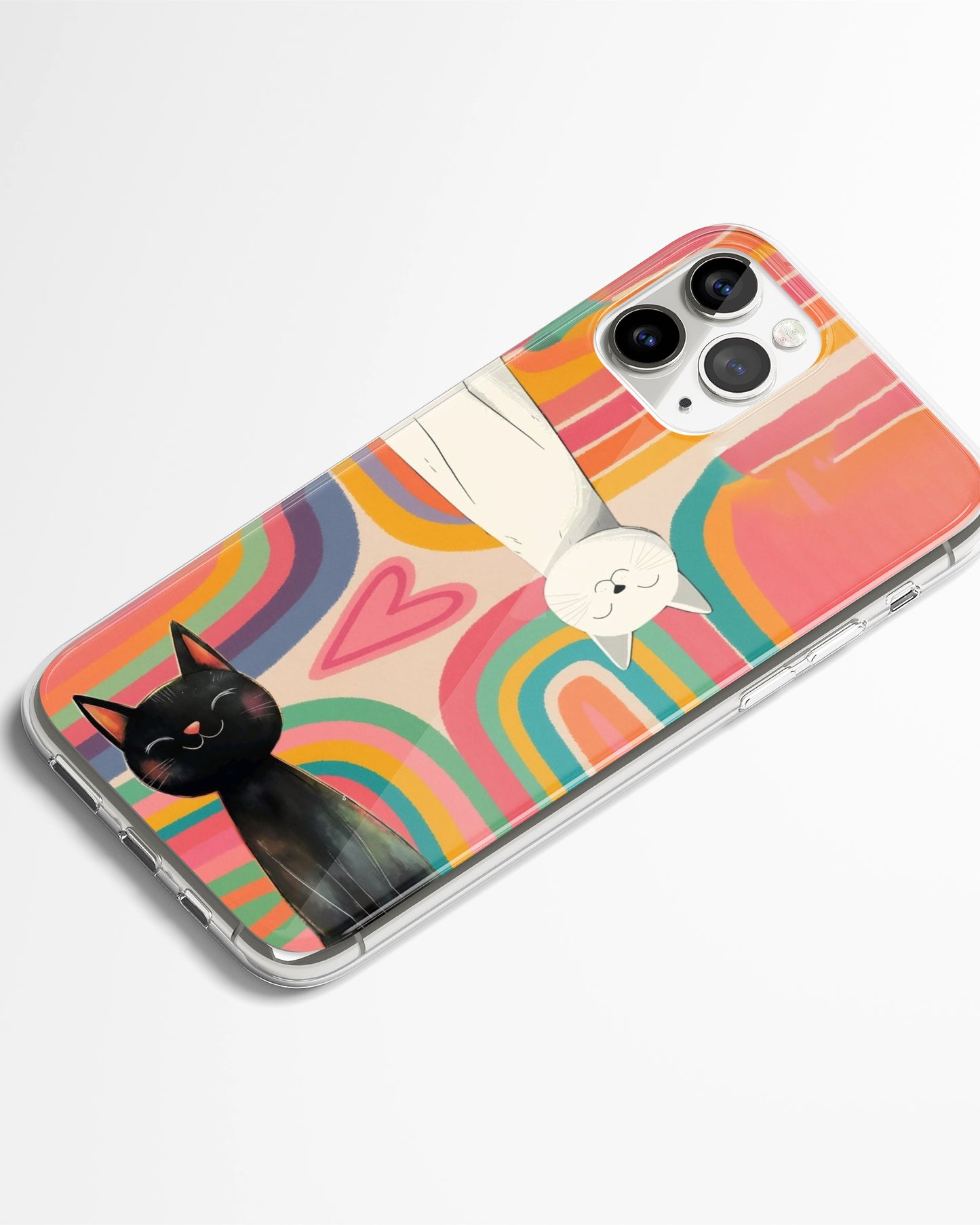 Color Pop Kitty Duo Phone Cover