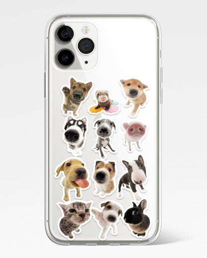 Tiny Paws Club Transparent Phone Cover