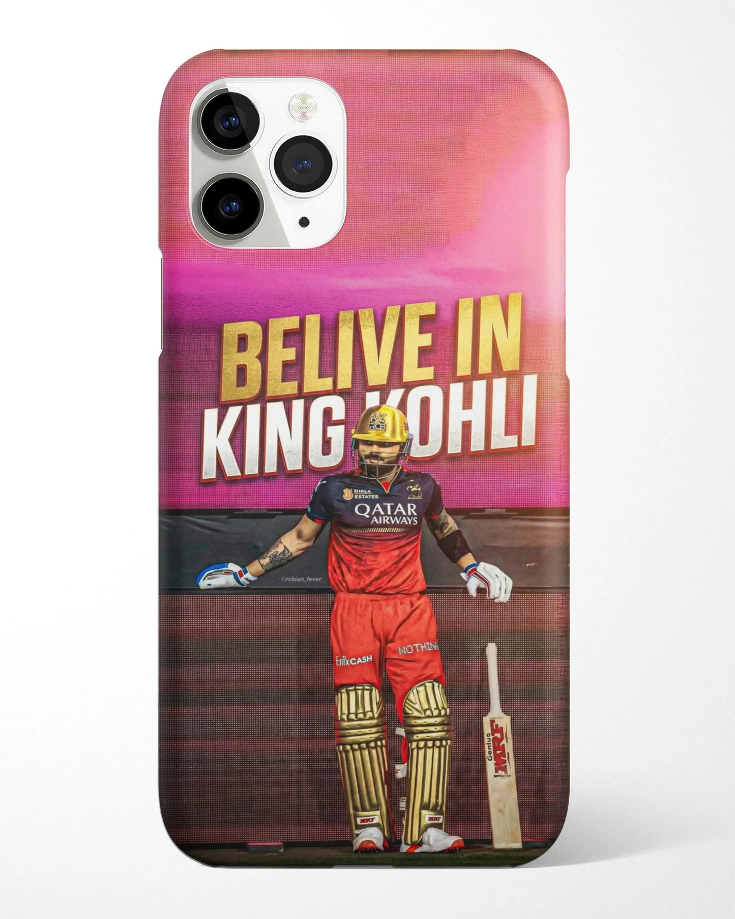 Believe in King Kohli Phone Cover