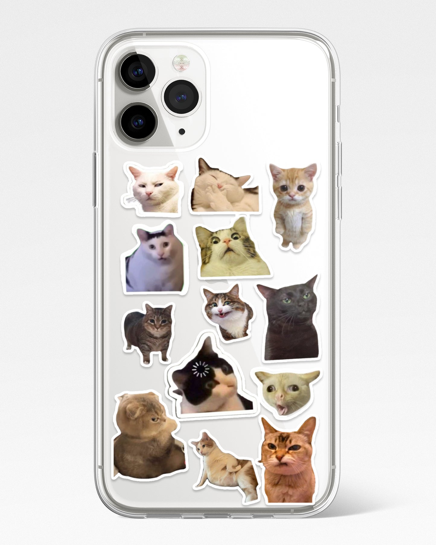 Meme Squad Transparent Phone Cover