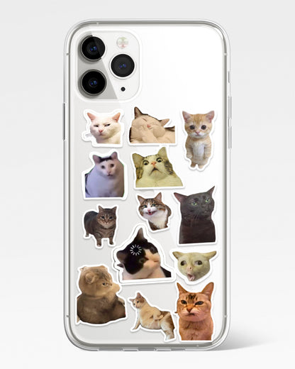 Meme Squad Transparent Phone Cover
