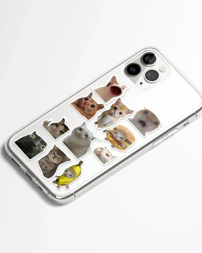 Chaos Meow Club Transparent Phone Cover