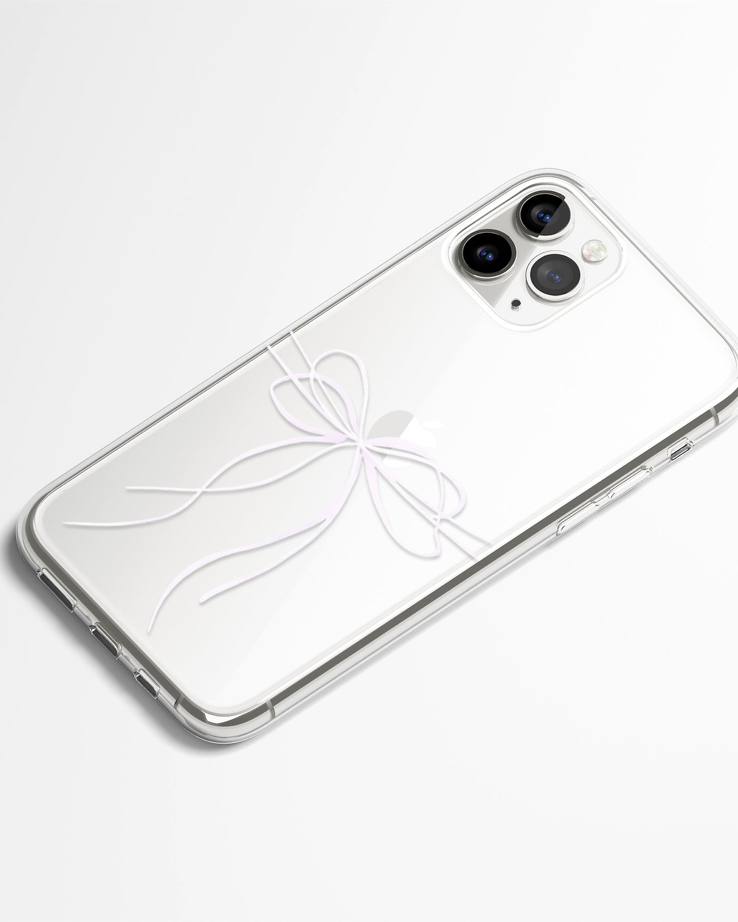 Elegance Bow Transparent Phone Cover