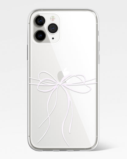 Elegance Bow Transparent Phone Cover