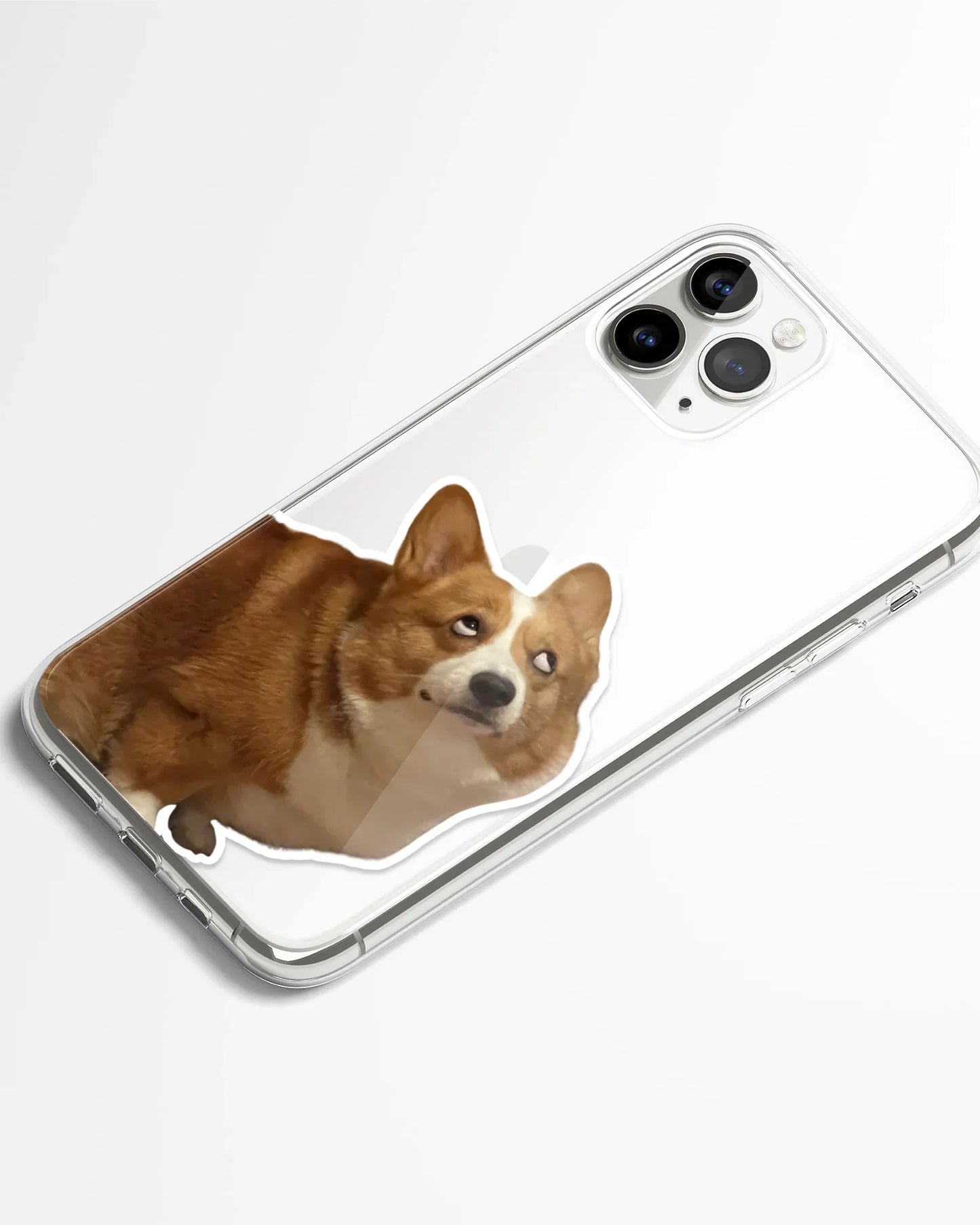 Bombastic Side Eye Meme Transparent Phone Cover