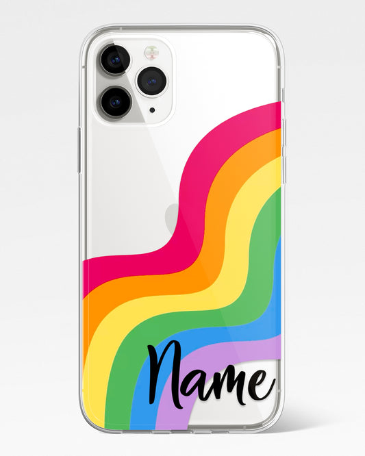 Soft Rainbows Transparent Silicone Phone Cover